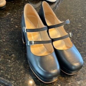 Elegant Black Mary Jane Heels